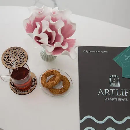 Apartament Art Life Flora в спальне нет окна Alanya